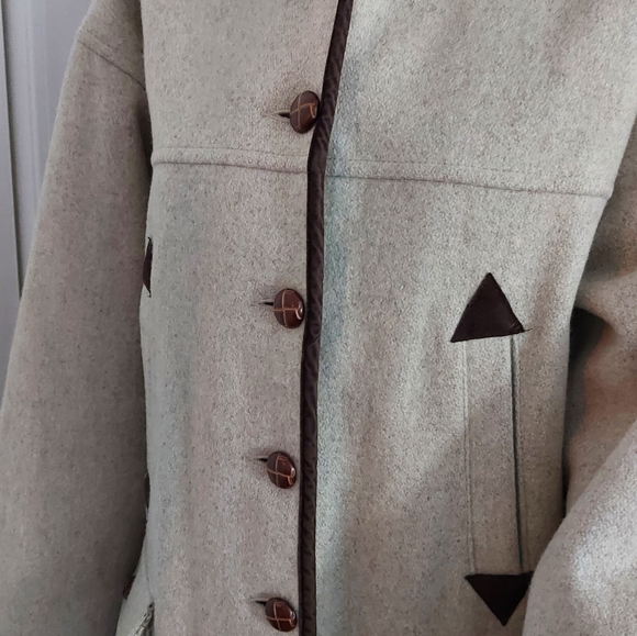 Vintage | wool hooded winter coat - Picture 4 of 6